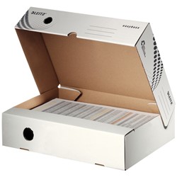 Leitz easyboxx Archiv-Klappschachtel 80 mm, Weiß