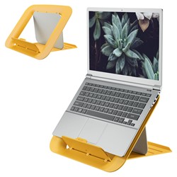 Leitz Ergo Cosy Höhenverstellbarer Laptopständer, Warmes Gelb