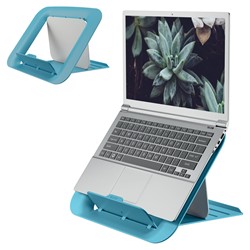 Leitz Ergo Cosy Höhenverstellbarer Laptopständer, Sanftes Blau