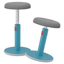 Leitz Ergo Cosy Aktiv Sitz- & Stehhocker 2-in-1, Sanftes Blau