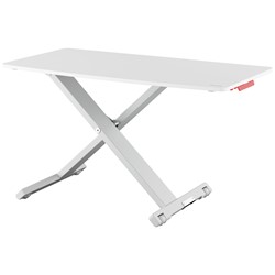 Leitz Ergo Cosy Höhenverstellbarer Sitz-/Steh-Schreibtischaufsatz, Grau