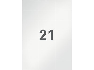 Etiketten für A4 Drucker