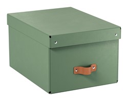 Leitz Puro Aufbewahrungsbox mit Deckel, mittel, 17L, 2er-Pack, Grün