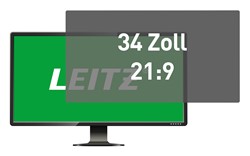 Leitz Abnehmbarer Blickschutzfilter für 34 Zoll Bildschirme (21:9)