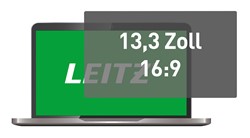 Leitz Abnehmbarer Blickschutzfilter für 13,3 Zoll Laptops (16:9)