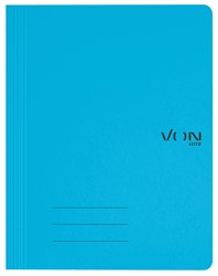 VON Leitz Schnellhefter A4, Karton, hellblau