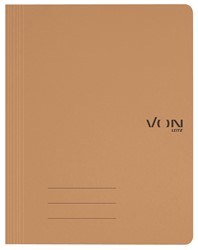 VON Leitz Schnellhefter A4, Karton, braun