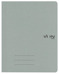 VON Leitz Schnellhefter A4, Recyclingkarton, grau