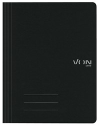 VON Leitz Schnellhefter A4, Recyclingkarton, schwarz