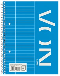 VON Leitz Collegeblock A5 liniert, 80 Blatt, blau