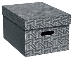 VON Leitz Aufbewahrungsbox Mittel, 15 L, 3er-Pack, grau