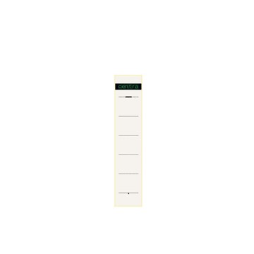 Centra 522124 - Rückenschilder für  Standard-Ordner, kurz, schmal, Weiß