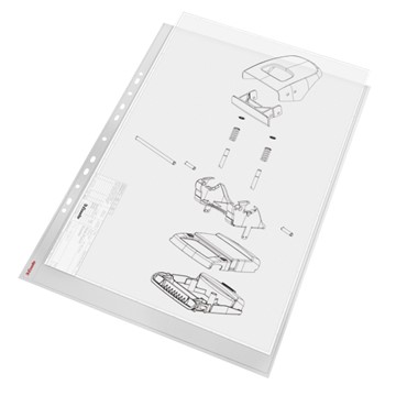 Esselte 47181 - Prospekthülle Standard Plus A3 hoch, genarbt
