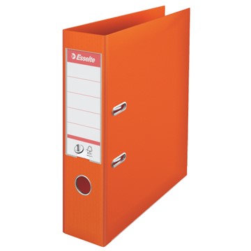 Esselte 811340 - No.1 Plastik-Ordner, A4, Orange, breit