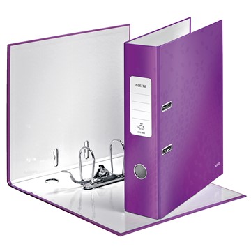 Leitz 10050062 - Qualitäts-Ordner 180° WOW, A4, Violett, breit