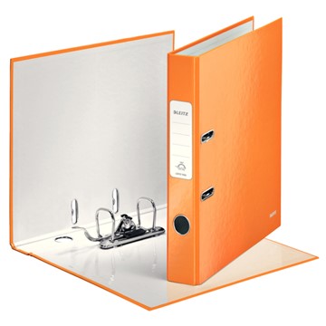 Leitz 10060044 - Qualitäts-Ordner 180° WOW, A4, Orange, schmal