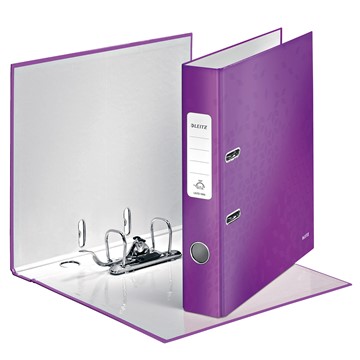 Leitz 10060062 - Qualitäts-Ordner 180° WOW, A4, Violett, schmal