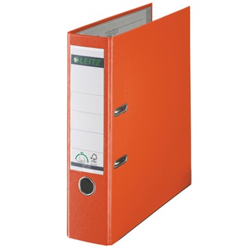 Leitz 10105045 - Qualitäts-Ordner 180° Plastik, A4, Orange, breit