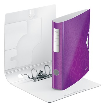 Leitz 11070062 - Qualitäts-Ordner 180° Active WOW, A4, Violett Metallic