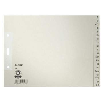 Leitz 12100085 - Register A-Z, Papier, Grau