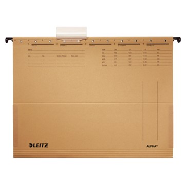 Leitz 19163000 - Alpha® Hängetasche, Naturbraun