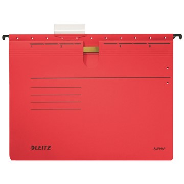 Leitz 19840025 - Alpha® Hängehefter, Rot