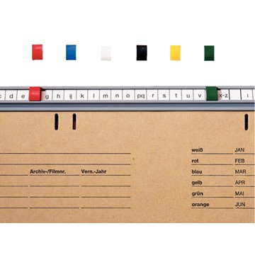 Leitz 25060015 - Signale, für BETA Hängeregistratur, Gelb