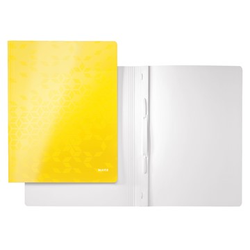 Leitz 30010016 - WOW Schnellhefter, A4, Zitrone (gelb)