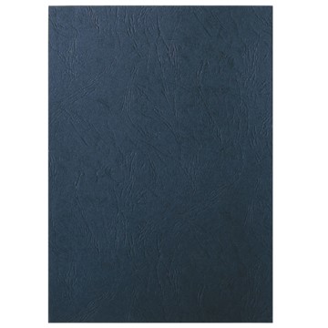 Leitz 33666 - Deckblätter für Bindesysteme, Lederoptik, Schwarz