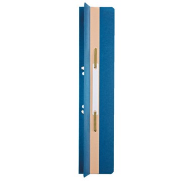 Leitz 37260035 - Einhänge-Heftrücken, Manila-Karton 250 g/m², Mit Heftfalz, Blau