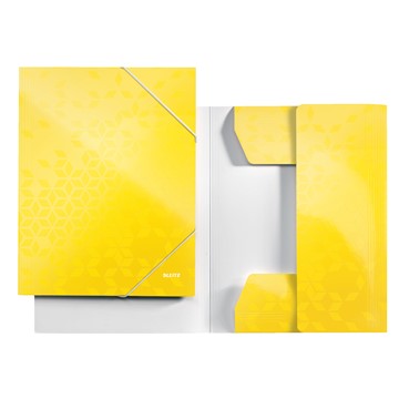 Leitz 39820016 - WOW Eckspannermappe, A4, Zitrone (gelb)