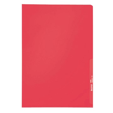 Leitz 40000025 - Standard Sichthülle, A4, genarbt, Rot