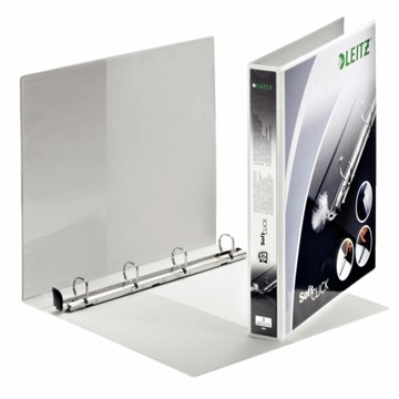 Leitz 42000001 - Premium SoftClick Präsentationsringbuch, A4 Überbreite, Weiß