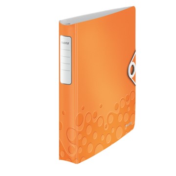 Leitz 42400044 - Active WOW SoftClick Ringbuch, A4, Orange Metallic