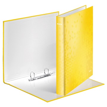 Leitz 42410016 - WOW Ringbuch, A4 Überbreite, Zitrone (gelb)