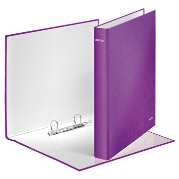 Leitz 42410062 - WOW Ringbuch, A4 Überbreite, Violett