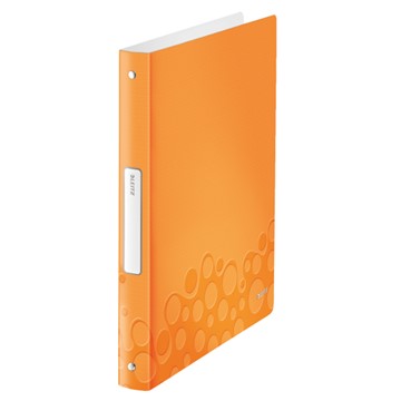 Leitz 42580044 - WOW Ringbuch, A4, Orange Metallic
