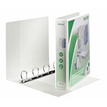 Leitz 42860001 - Standard Präsentationsringbuch, A4 Überbreite, Weiß