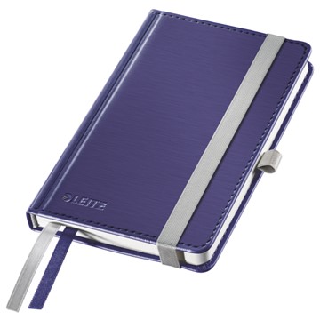 Leitz 44890069 - Style Notizbuch, A6, Liniert, Titan Blau