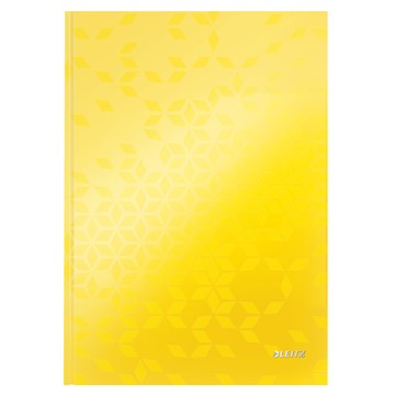 Leitz 46251016 - WOW Notizbuch, A4, Liniert, Zitrone (gelb)