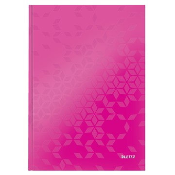 Leitz 46261023 - WOW Notizbuch, A4, Kariert, Pink