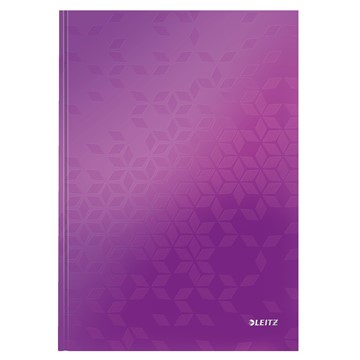 Leitz 46261062 - WOW Notizbuch, A4, Kariert, Violett