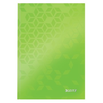 Leitz 46281054 - WOW Notizbuch, A5, Kariert, Apfelgrün