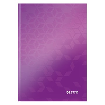 Leitz 46281062 - WOW Notizbuch, A5, Kariert, Violett