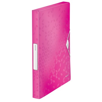 Leitz 46290023 - WOW Ablagebox, A4, Pink Metallic