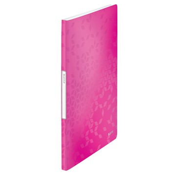 Leitz 46310023 - WOW Sichtbuch, Pink Metallic