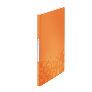 Leitz 46310044 - WOW Sichtbuch, Orange Metallic