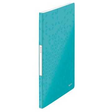 Leitz 46310051 - WOW Sichtbuch, Eisblau Metallic