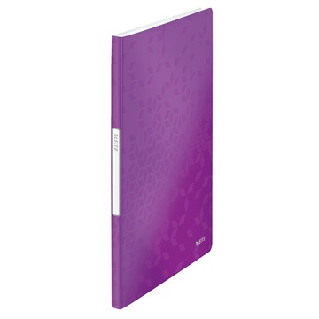 Leitz 46310062 - WOW Sichtbuch, Violett Metallic