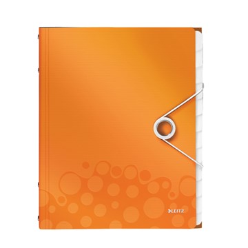 Leitz 46340044 - WOW Ordnungsmappe, A4, Orange Metallic